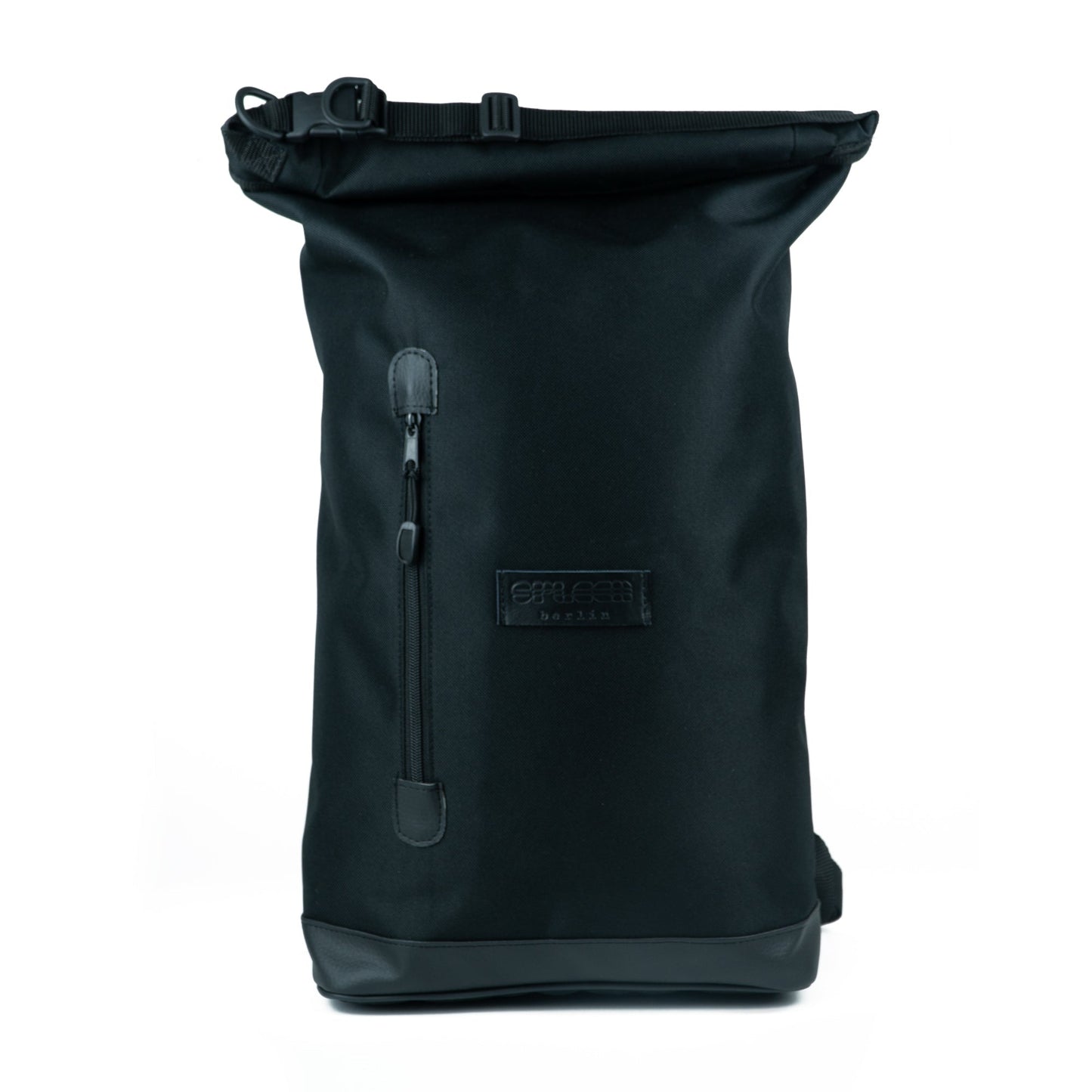 Spleen Berlin - veganer Fahrradrucksack aus Cordura. Langlebig, leicht und nachhaltig produziert in Europa. Rucksack-Funktion der Fahrradtasche Liz Black – bequem tragbar, optimal für Uni und Büro. © Spleen Berlin