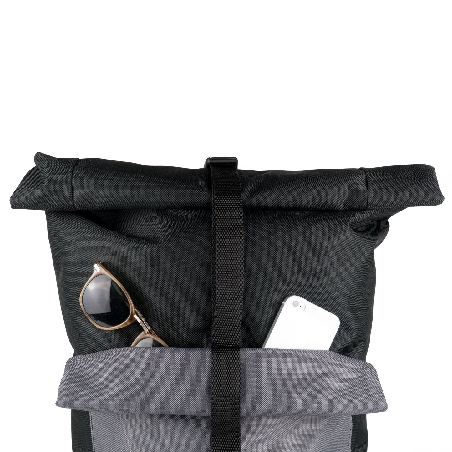 Bob - Black Grey, Spleenberlin, Rucksack, Fahrradrucksack, Fahrradtasche, Berlin