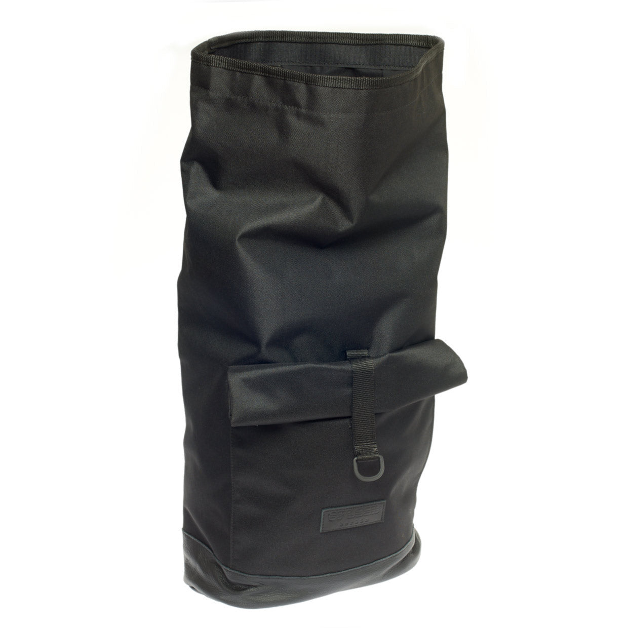 Größenansicht Spleen Berlin Bob - Black Fahrradrucksack, Rucksack & Fahrradtasche in einem, urbaner Cityrucksack, recycelbar, schwarz, Rolltop. ©Spleen Berlin