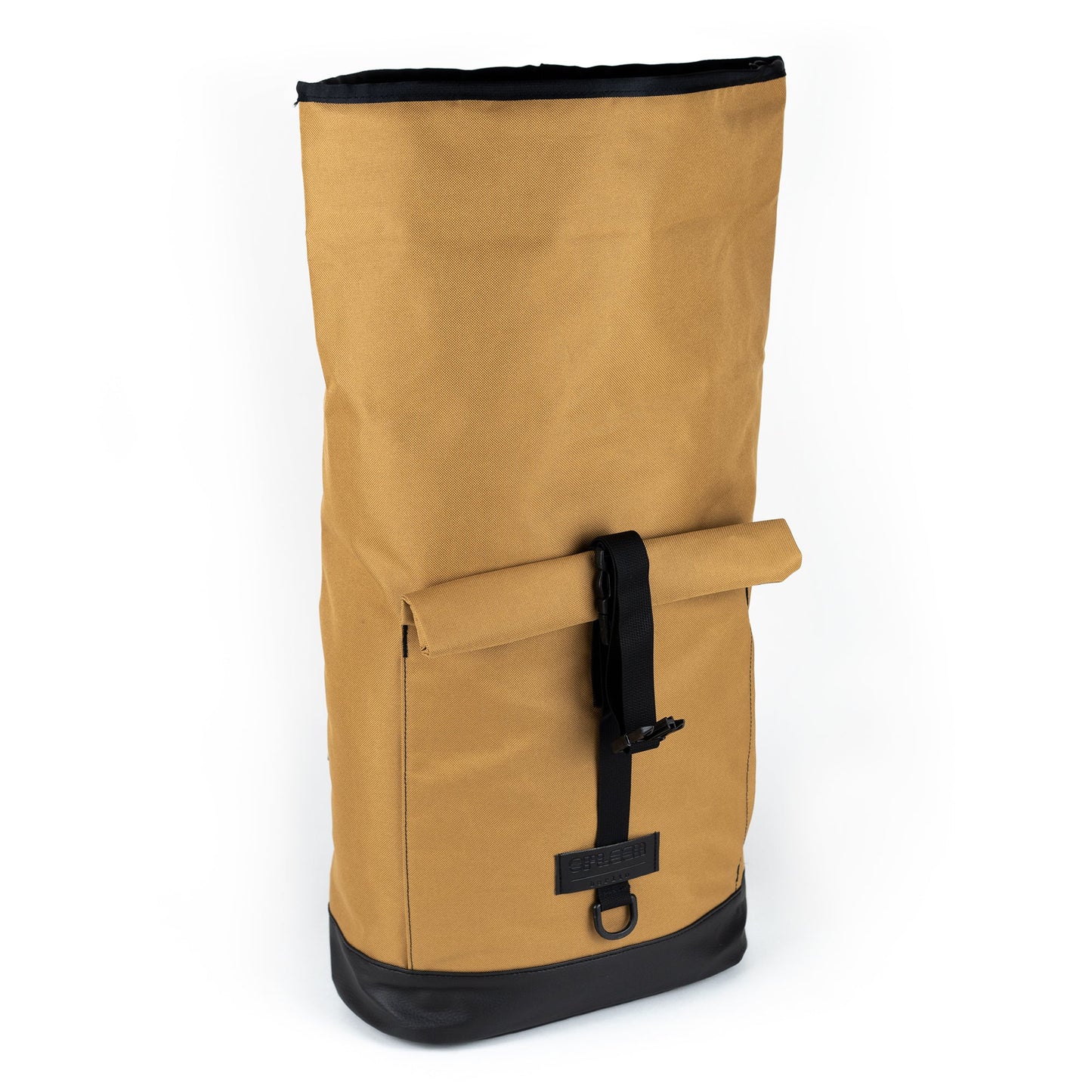 Bob - Sahara in geöffneter Seitenansicht geräumiges Hauptfach,30 Liter Volumen, Laptopfach und Innenorganisation, ideal für Alltag und Pendeln. ©Spleen Berlin