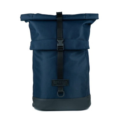 BOB Rucksack in Marineblau von Spleen Berlin 2-in-1 Fahrradrucksack und Fahrradtasche im urbanen Design. ©Spleen Berlin